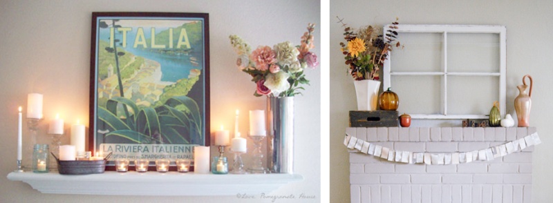Fresh Ways to Decorate Your Mantel 2