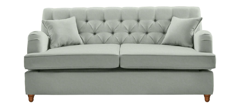 foxcote velvet sofa bed