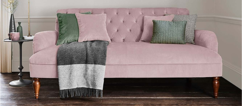 Wishford velvet sofa (now discontinued)