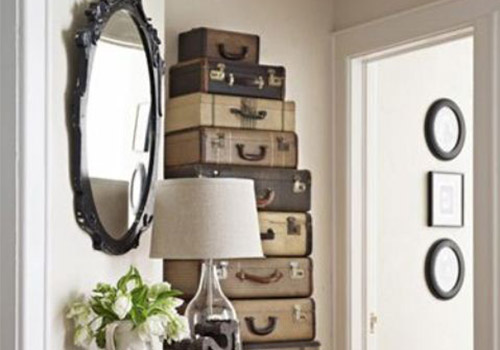 grand entrance with stackable suitcases